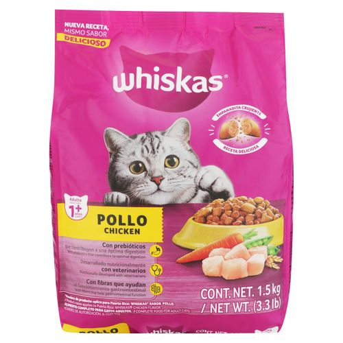 Alimento Seco para Gato Whiskas Pollo - 1.5kg