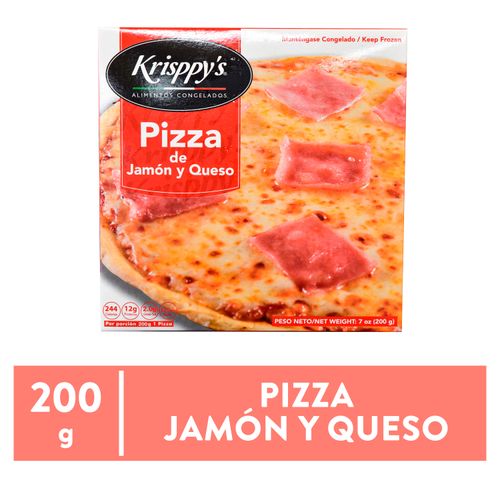 Pizza Krisppys Queso Jamon 200gr