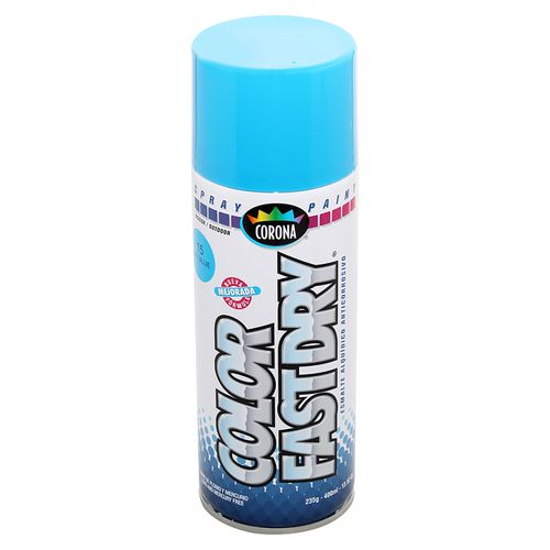 Pintura En Spray Corona Fast Dry Color Celeste - 400ml