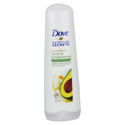 Acondicionador Dove Fortalecimiento Con Palta Y Extracto De Calendula 400 Ml