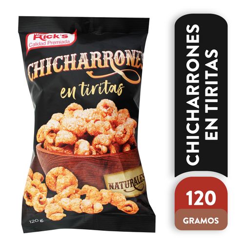 Snack Ricks Chicharrón Tiritas - 120 g