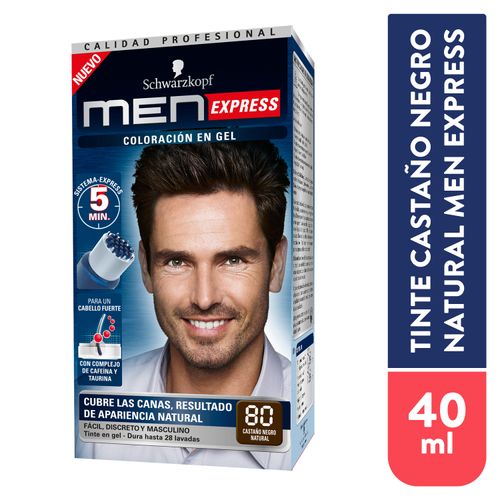 Tinte Men Xpress Cast Negro Natura 156Ml