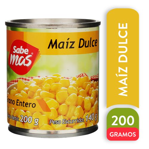 Maiz Dulce Sabemas Grano Entero 200 g