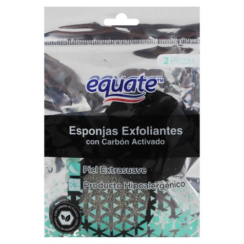 Esponja Facial Carbon Activado Marca Equate - Unidad