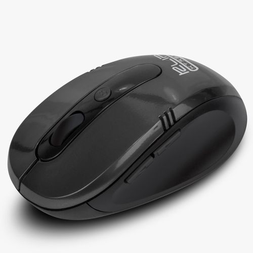 Mouse Klip Xtreme, óptico inalámbrico Vector Negro