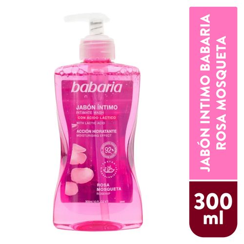 Jabón Babaria Intimo Rosa Mosqueta 300Ml