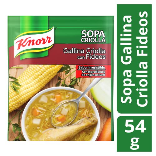 Sopa Knorr Gallina Criolla - 54gr