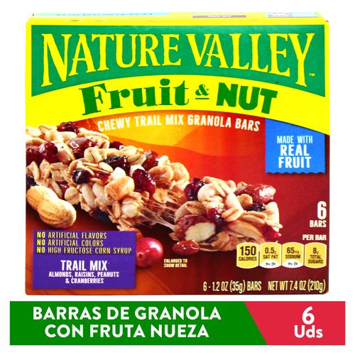 Barra Nature Valley De Granola Nuez Mezcla de Frutos Secos - 210gr