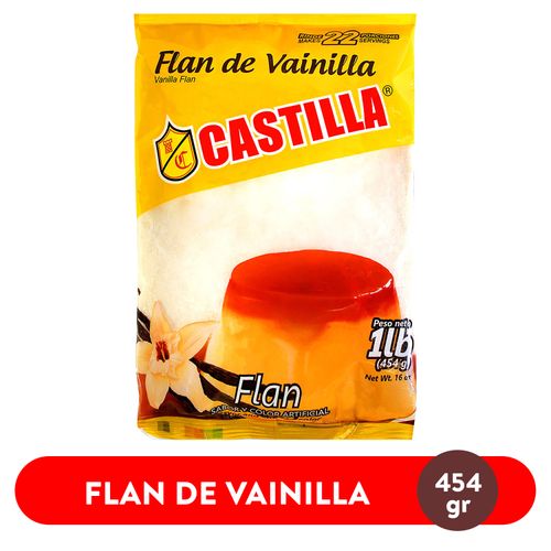 Flan Castilla Sabor A Vainilla - 454 g