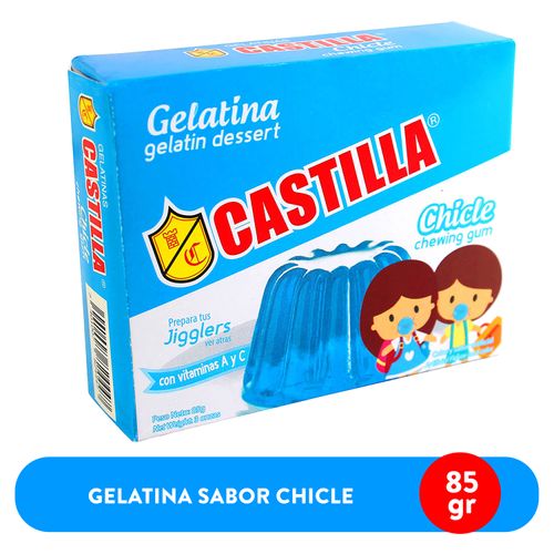 Gelatina Castilla Sabor Chicle - 85gr