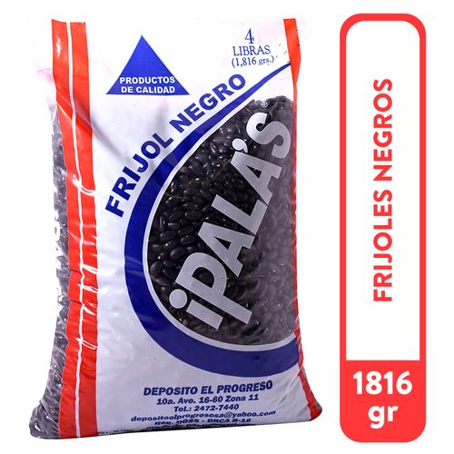 Frijol Ipalas Negro Empacado - 1814 g