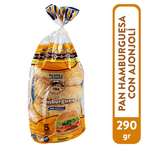 Pan Tahona Hamburguesa - 5 Und 290gr