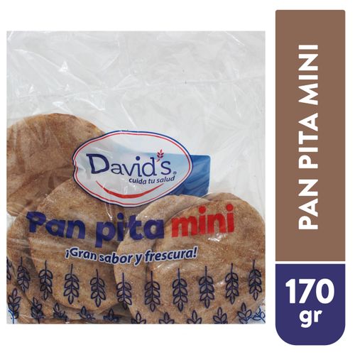 Pan pita David's mini e integral 10 Uds - 368.5 g