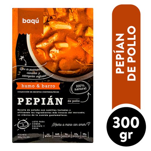 Pepian Baqu De Pollo Listo Para Comer - 300 g