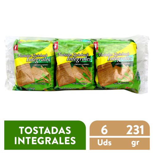 Pan Helios Tostado Integral - 231gr