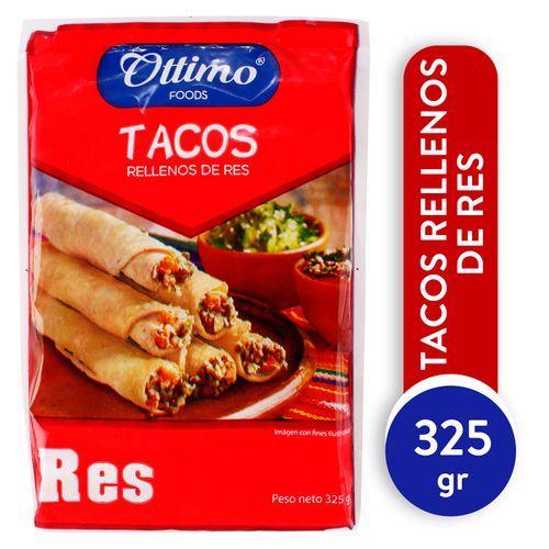 Tacos Ottimo Rellenos De Res - 325gr