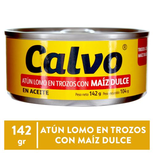 Atún Calvo Trozos Con Maiz Dulce - 142gr