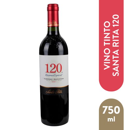 Vino Santa Rita Tinto 120 Cabernet -750ml
