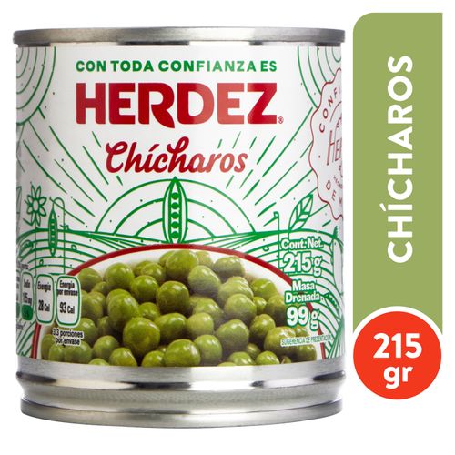 Chicharos Herdez En Lata 215Gr