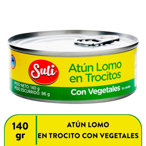 Atun Suli Trocitos Con Vegetales 140 Gr
