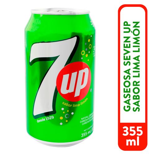 Refresco gaseoso 7UP sabor original en lata - 335 ml