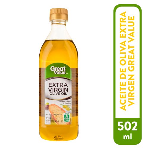 Aceite De Oliva Extra Virgen Great Value - 502 ml