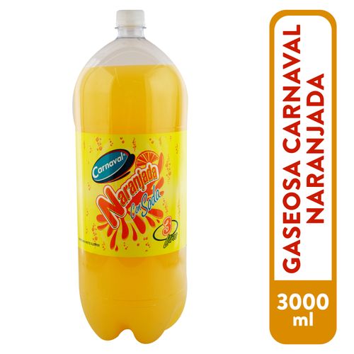 Gaseosa Carnaval Naranjada 3000Ml