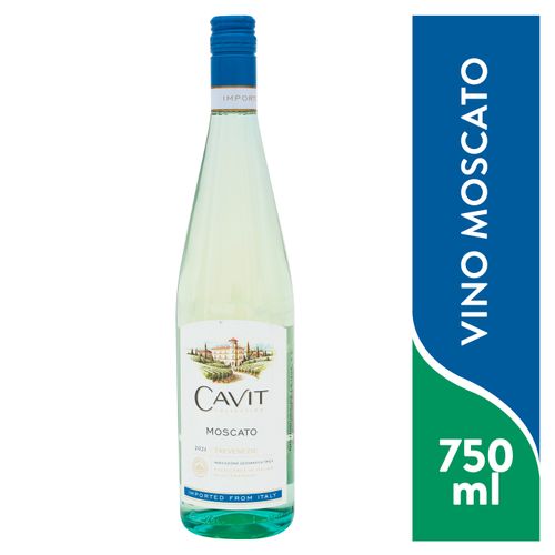 Vino blanco Cavit moscato trevenezie - 750 ml