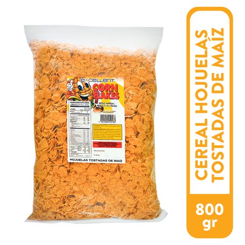 Cereal Excellent Hojuelas Tostadas de Maiz - 800gr.