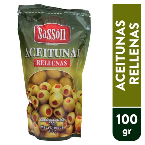 Aceitunas Sasson Rellenas - 100gr