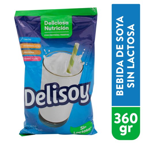 Bebida en Polvo Delisoy sin Lactosa - 360 g