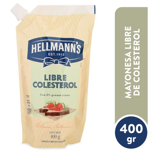Mayonesa Hellmann's light sin colesterol con 0% grasas trnas - 380 g