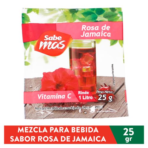 Bebida Sabemas En Povo Rosa Jamaica - 25gr