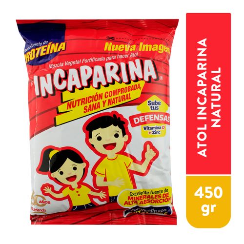 Atol Incaparina Natural con proteinas - 450 g
