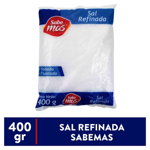 Sal Refinada Sabemas 400 g