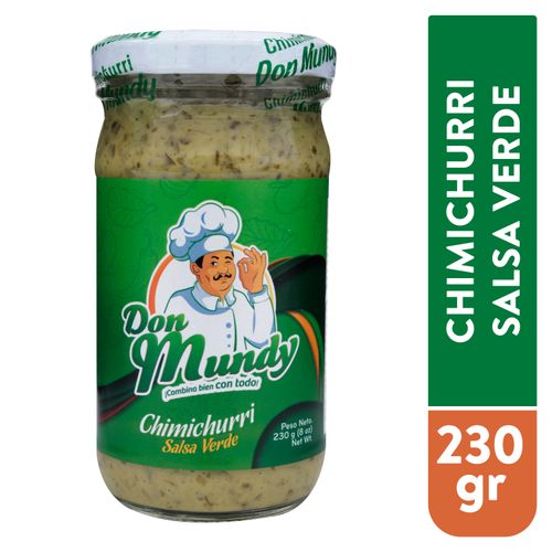 Chimichurry Don Mundy Frasco - 227 g