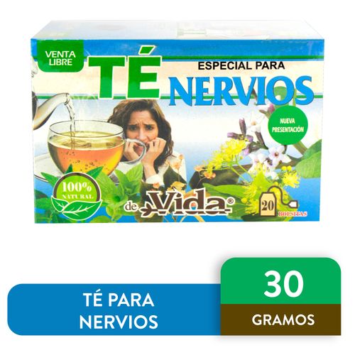 Té Vida Para Nervios 20 sobres - 30 g