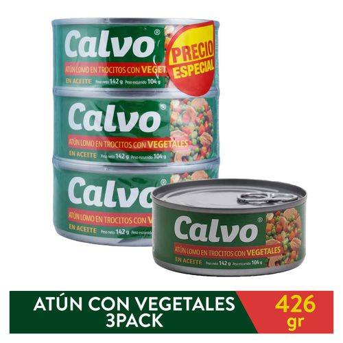 Calvo Atún Con Vegetales En Aceite 426Gr