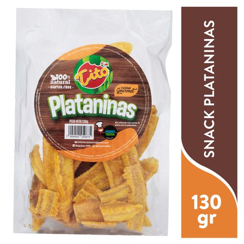 Snack Tito Plataninas - 130g