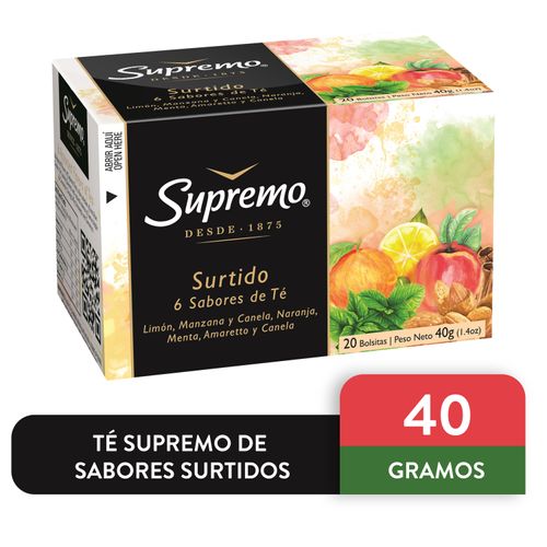 Te Supremo De Sabores Surtidos - 40gr