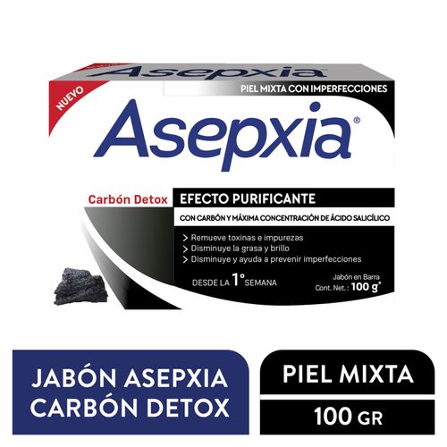 Jabón Asepxia Carbón - 100g