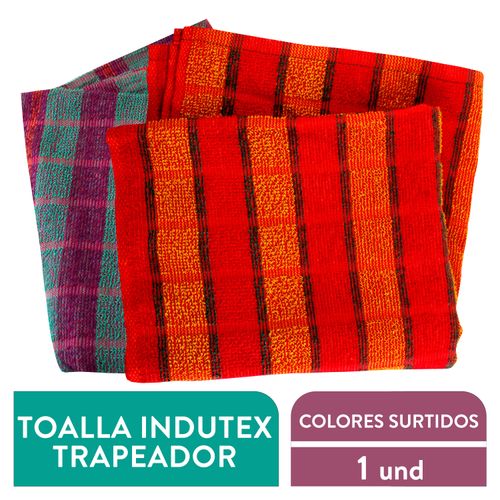 Toalla Indutex Para  Trapear Rayada - 1 Unidad