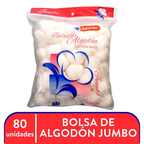 Algodon Superior En Bolas - 80unidades.