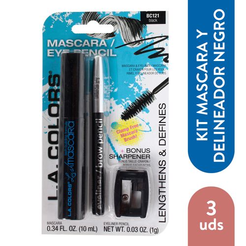 Kit Mascara Y Delineador Negro Value Pk