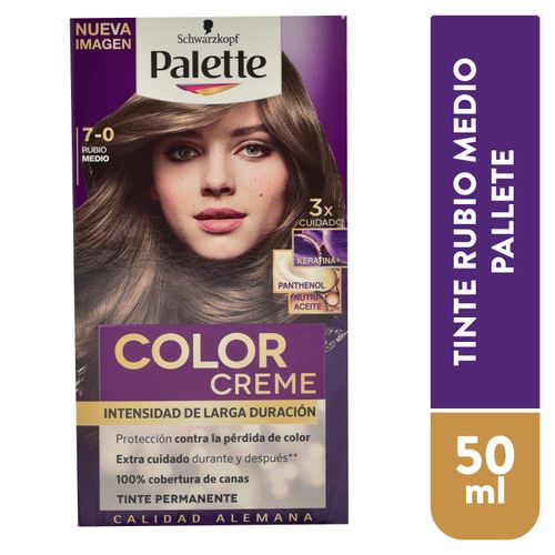 Tinte Palette Color Creme 70 Rubio Medio - 110ml