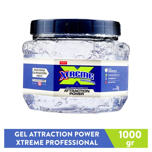 Gel Attraction Xtreme Hombre Envase -1000 g