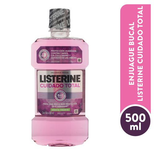 Enjuague Buc Listerine Cuidado Tot 500Ml