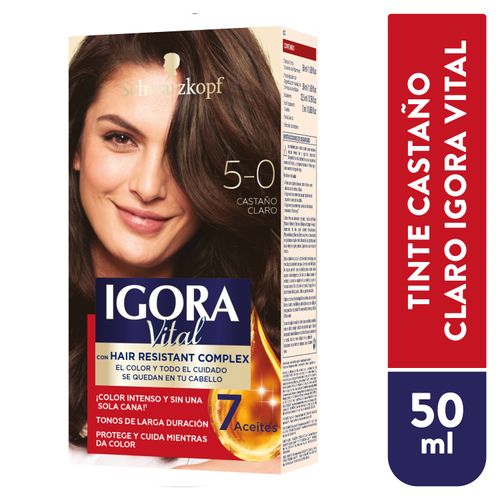 Tinte Igora Vital 5 0 Castano Cl Kit
