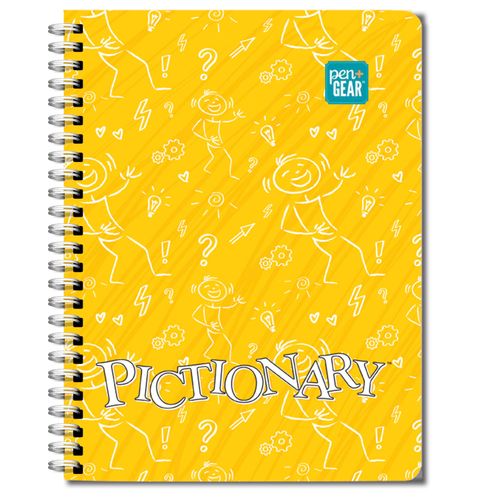 Cuaderno Pen + Gear espiral doble anillo pasta semi dura tamaño profesional multimateria - 100 hojas