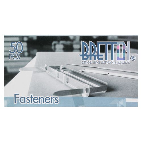 Fasterner Bretton cromado caja - 50 Uds